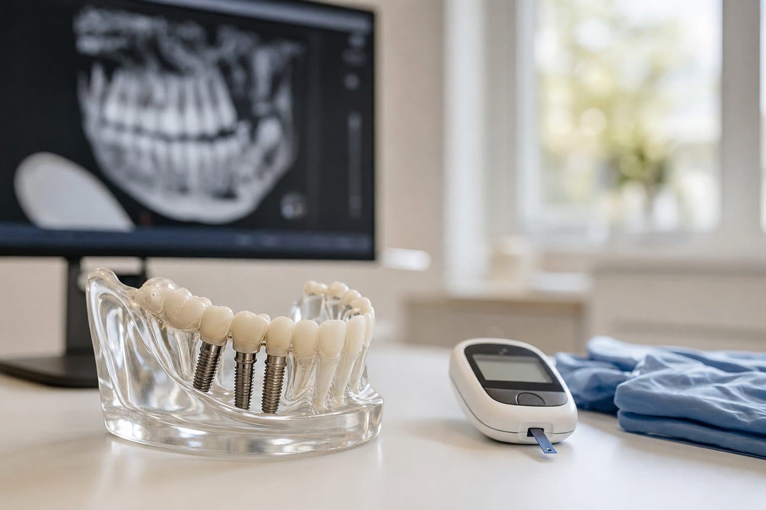 Pot face implant dentar sau All-on-X dacă am diabet?